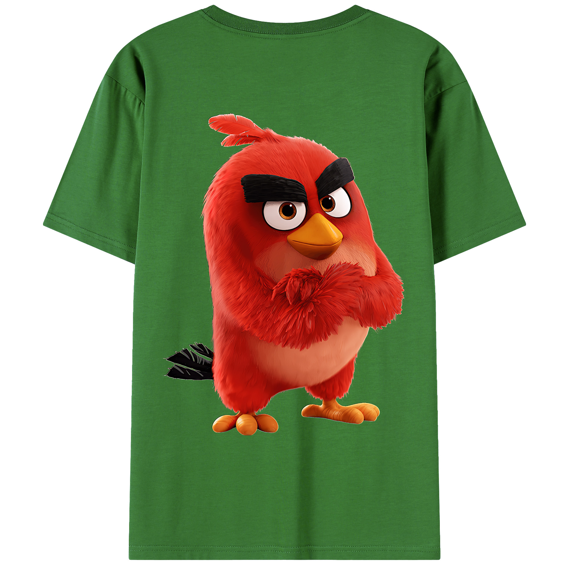 （画像用） Angry Birds アングリーバード レディース半袖Tシャツ(バックプリント)